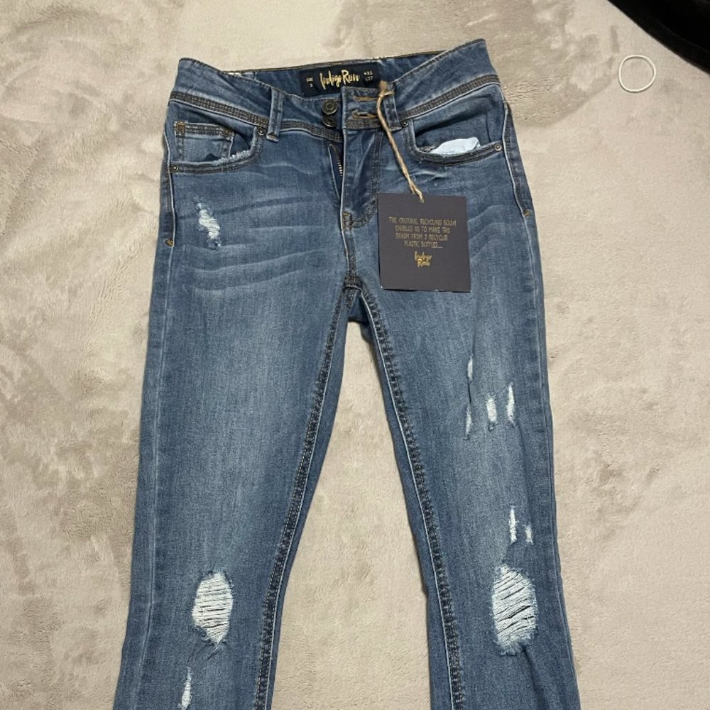 Indigo Rein Ankle Midrise Jeans